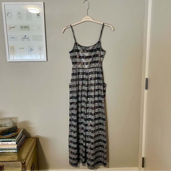 Fashion Brand Company Rings Satin Lounge Jumpsuit - Picture 2 of 5